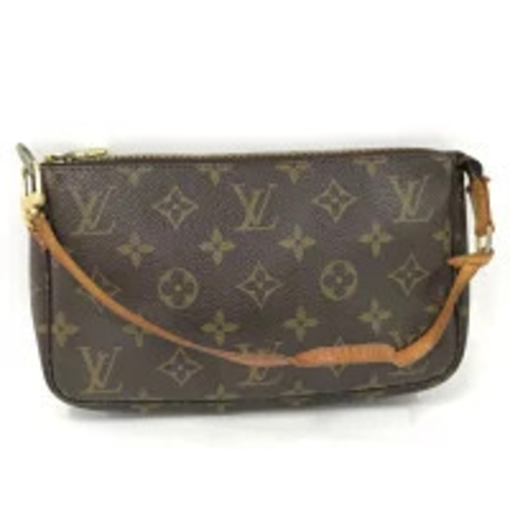 LOUIS VUITTON Pochette Accessoires Accessory Pouch Clutch Monogram